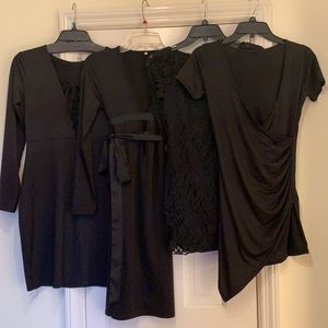 4 FOUR ‼️ ITEM BUNDLE size Medium BLACK DRESSES